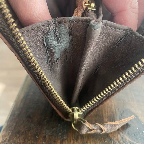 LSU Zip Around Wristlet Small Clutch Louisiana State University Tigers Y2K Style - Picture 7 of 8